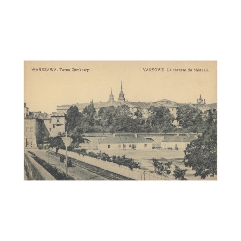 Warszawa. Taras Zamkowy. Varsovie. La terrase du château