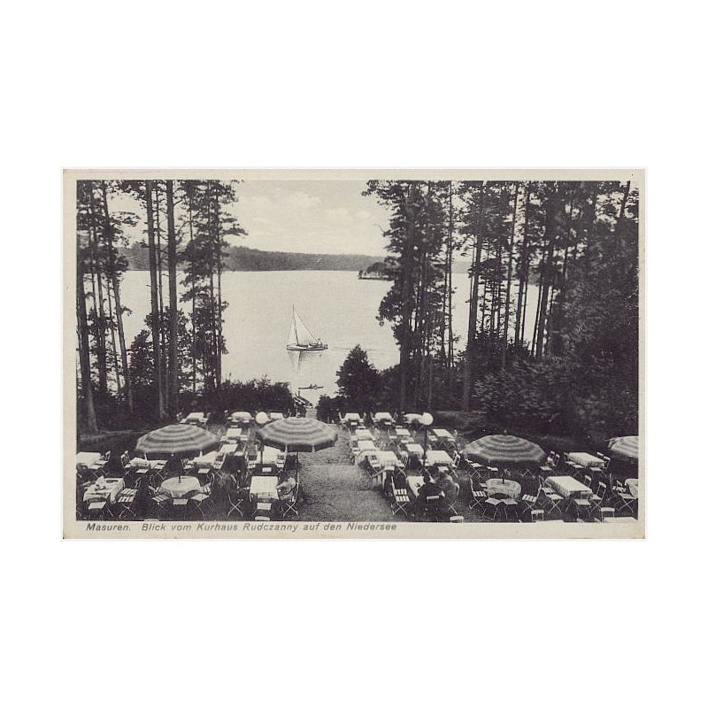 Masuren. Blick vom Kurhaus Rudczanny auf den Niedersee [...]