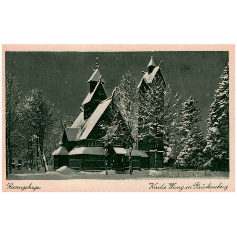Riesengebirge. Kirche Wang in Brückenberg