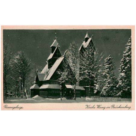Riesengebirge. Kirche Wang in Brückenberg