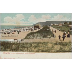 Misdroy. Strand, Damenbad u. Dünenpromenade