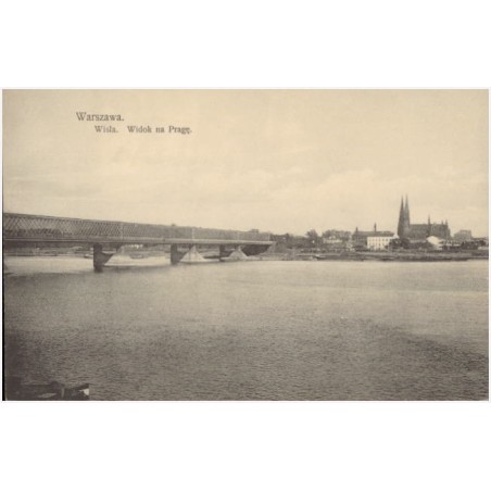 Warszawa. Wisła. Widok na Pragę