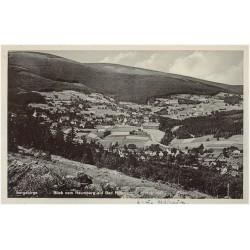 Isergebirge. Blick vom Haumberg auf Bad Flinsberg u. d. Heufuder