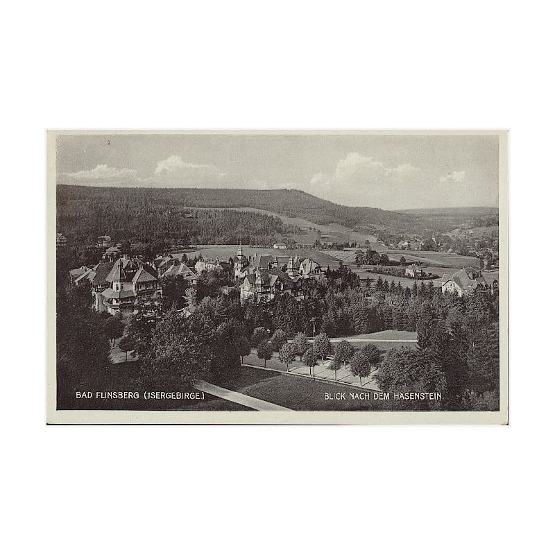 Bad Flinsberg (Isergebirge.). Blick nach dem Hasenstein