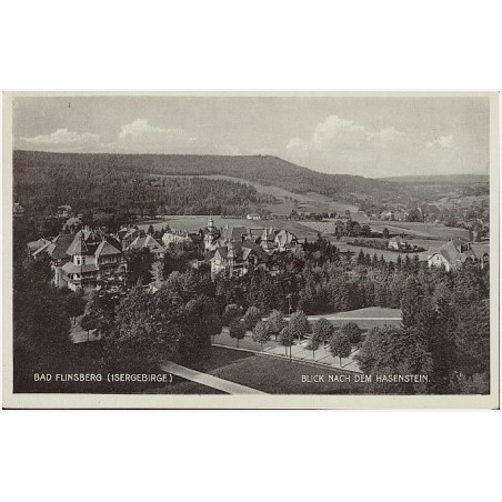 Bad Flinsberg (Isergebirge.). Blick nach dem Hasenstein