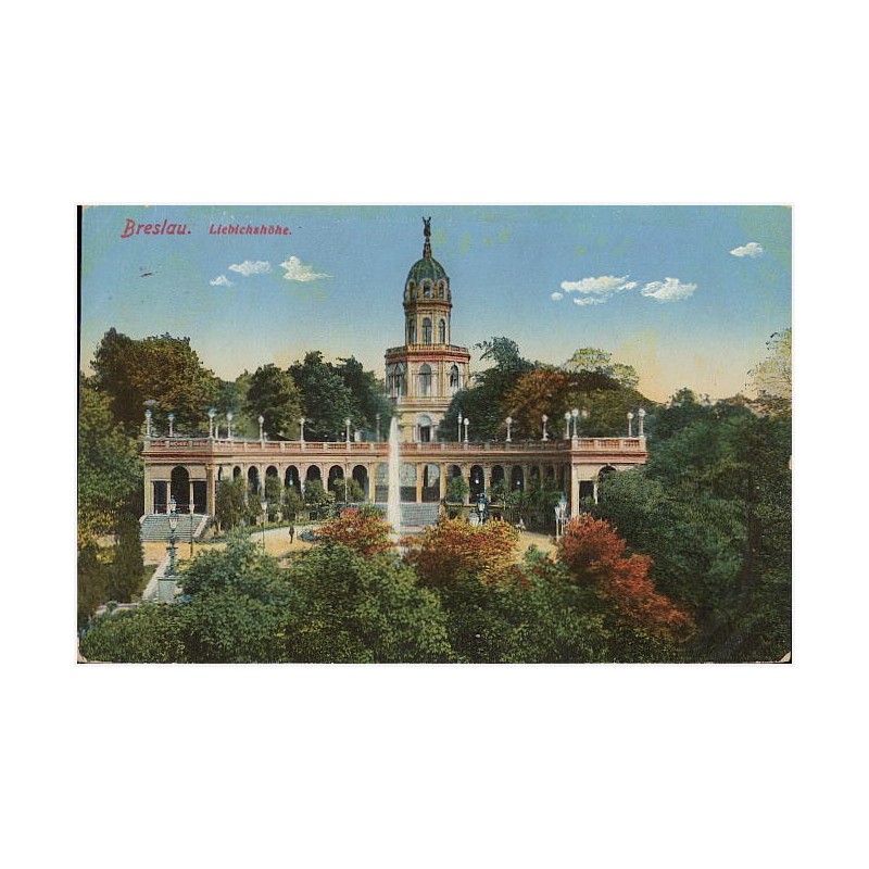 Breslau. Liebichshöhe. Restaurant Liebichshöhe. Inh. Hermann Mergner