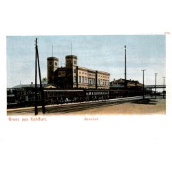 Gruss aus Kohlfurt. Bahnhof.