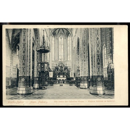 Dtsch.- Piekar - Niem. Piekary.  Das Innere der Calvarien-Kirche - Wnętrze Kościoła na kalwaryi.