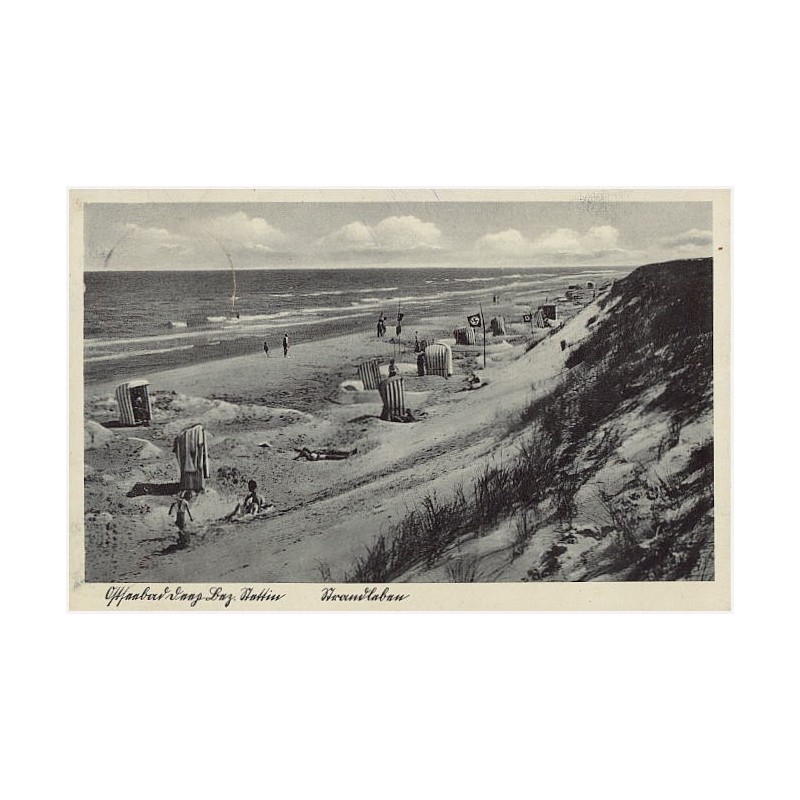 Ostseebad Deep, Bez. Stettin Strandleben