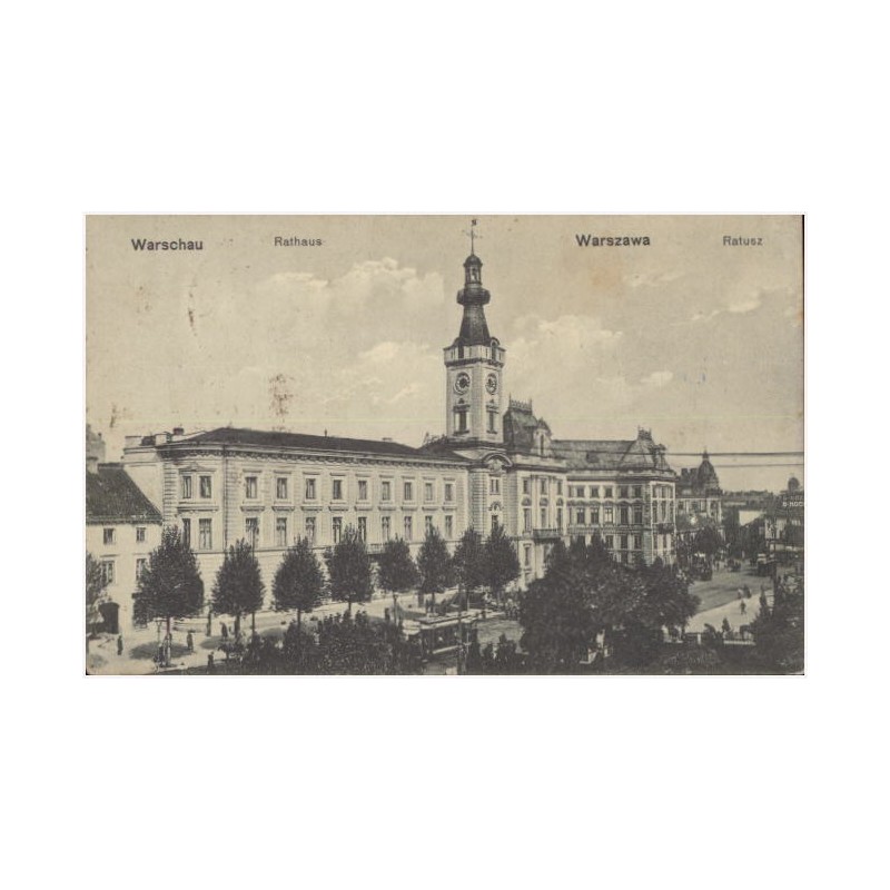 Warschau. Rathaus. Warszawa. Ratusz