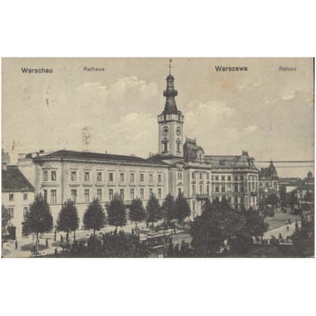 Warschau. Rathaus. Warszawa. Ratusz
