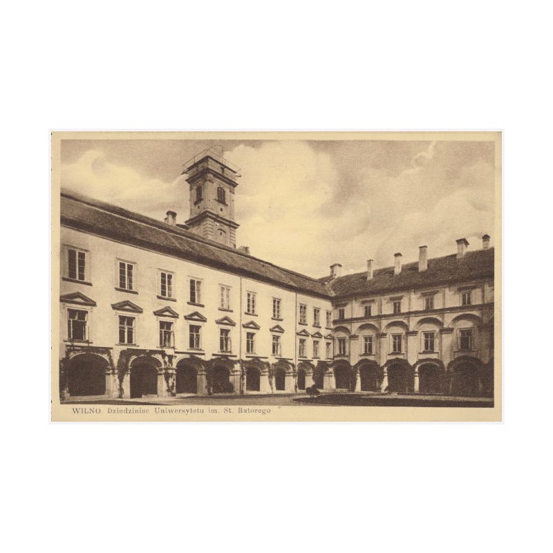 Wilno. Dziedziniec Uniwersytetu im. St. Batorego