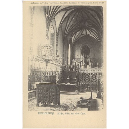 Marienburg. Kirche, Blick aus dem Chor