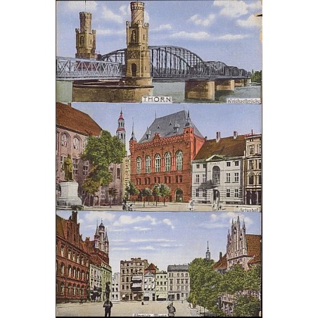 Thorn. Weichselbrücke. Artushof. Altstädt. Markt