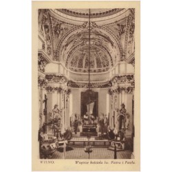 Wilno. Wnętrze kościoła św. Piotra i Pawła