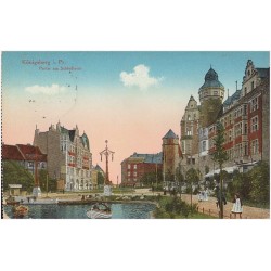Königsberg i. Pr. Partie am Schloßteich