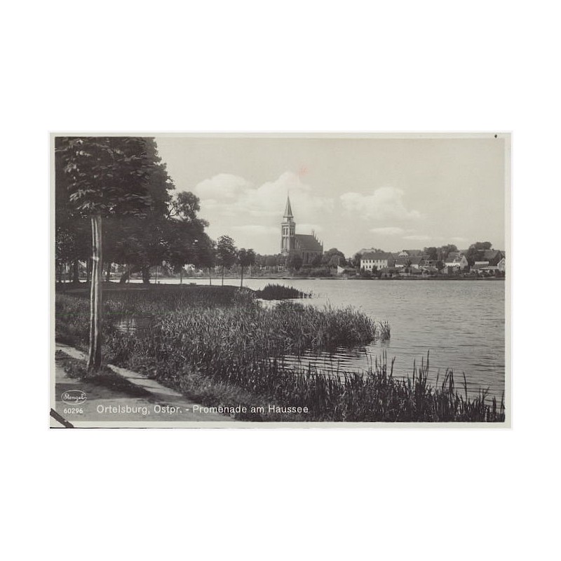 Ortelsburg, Ostpr. - Promenade am Haussee