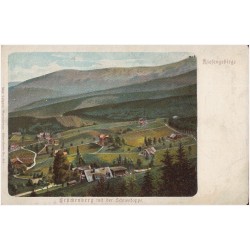 Brückenberg mit dem Schneekoppe. Riesengebirge