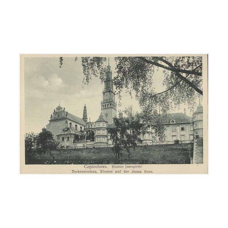 Częstochowa. Klasztor Jasnogórski. Tschenstochau, Kloster auf der Jasna Gora