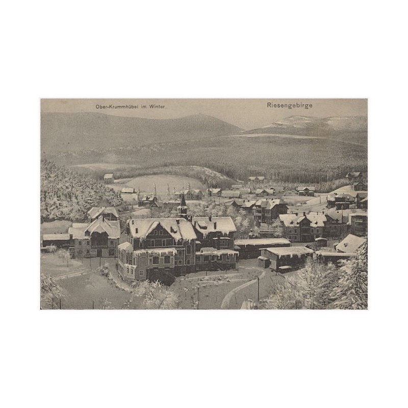 Ober-Krummhübel im Winter. Riesengebirge