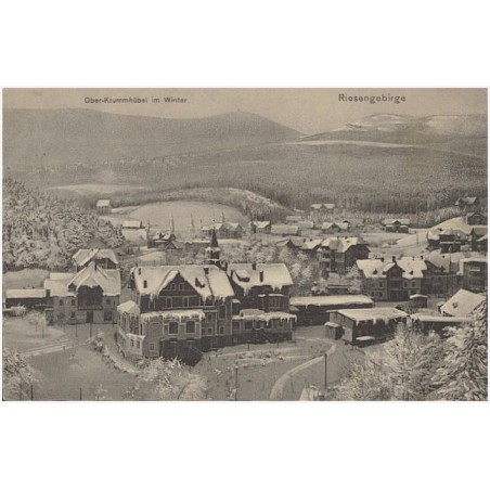 Ober-Krummhübel im Winter. Riesengebirge