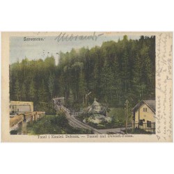 Jaremcze. Tunel i Kamień Dobosza. - Tunnel und Dobosch-Felsen