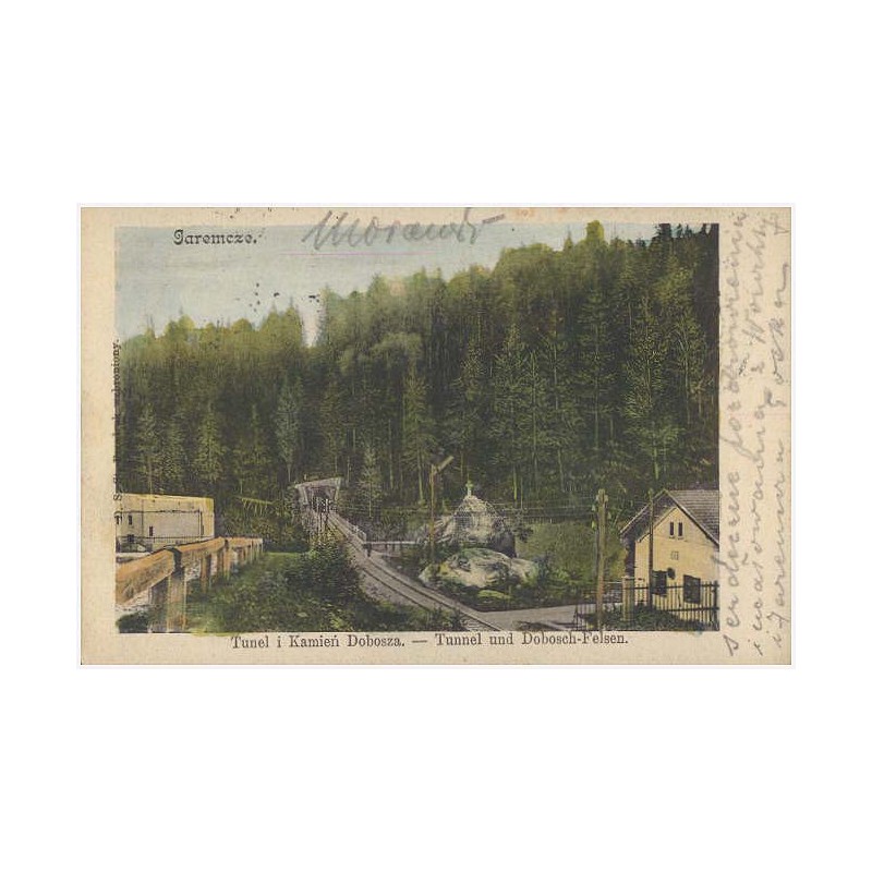 Jaremcze. Tunel i Kamień Dobosza. - Tunnel und Dobosch-Felsen