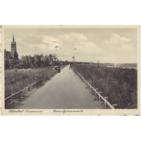 Ostseebad Dievenow. Strandpromenade