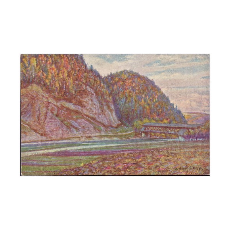Krościenko - Szczawnica. (Jesień w górach).  Mal. St. Koszeliński