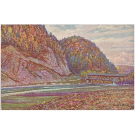 Krościenko - Szczawnica. (Jesień w górach).  Mal. St. Koszeliński