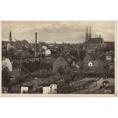 Görlitz  4092. Görlitz i. Schles. mit dr Peterskirche un dem Rathausturm