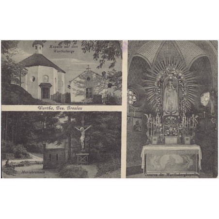 Wartha, Bez. Breslau. Kapelle auf dem Warthaberge. Mariabrunnen. Inneres der Warthabergkapelle