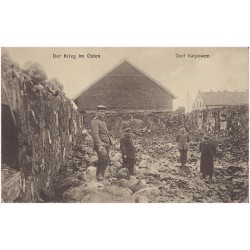 Der Krieg im Osten. Dorf Karpowen