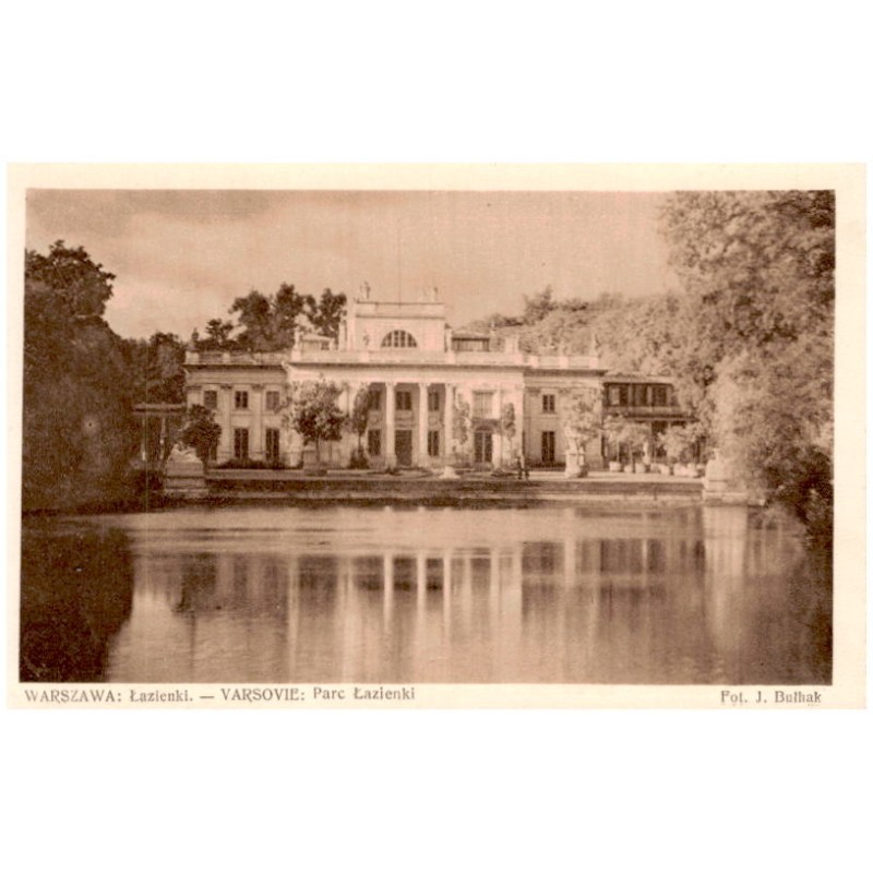 Warszawa: Łazienki. - Varsovie: Parc Łazienki Fot. J. Bułhak