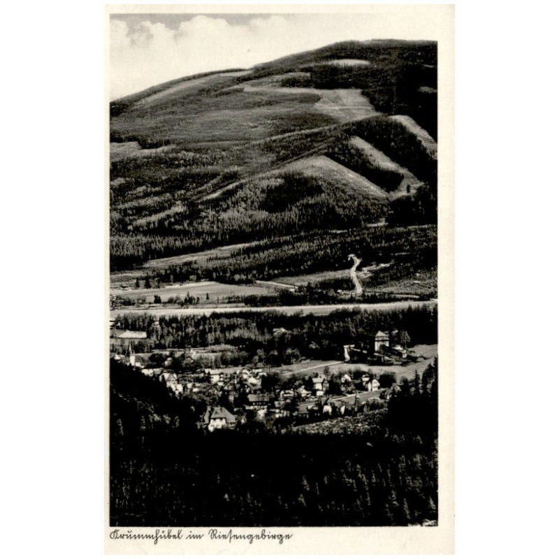 Krummhübel im Riesengebirge / Rewers: Riesengebirge - Krummhübel