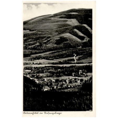 Krummhübel im Riesengebirge / Rewers: Riesengebirge - Krummhübel