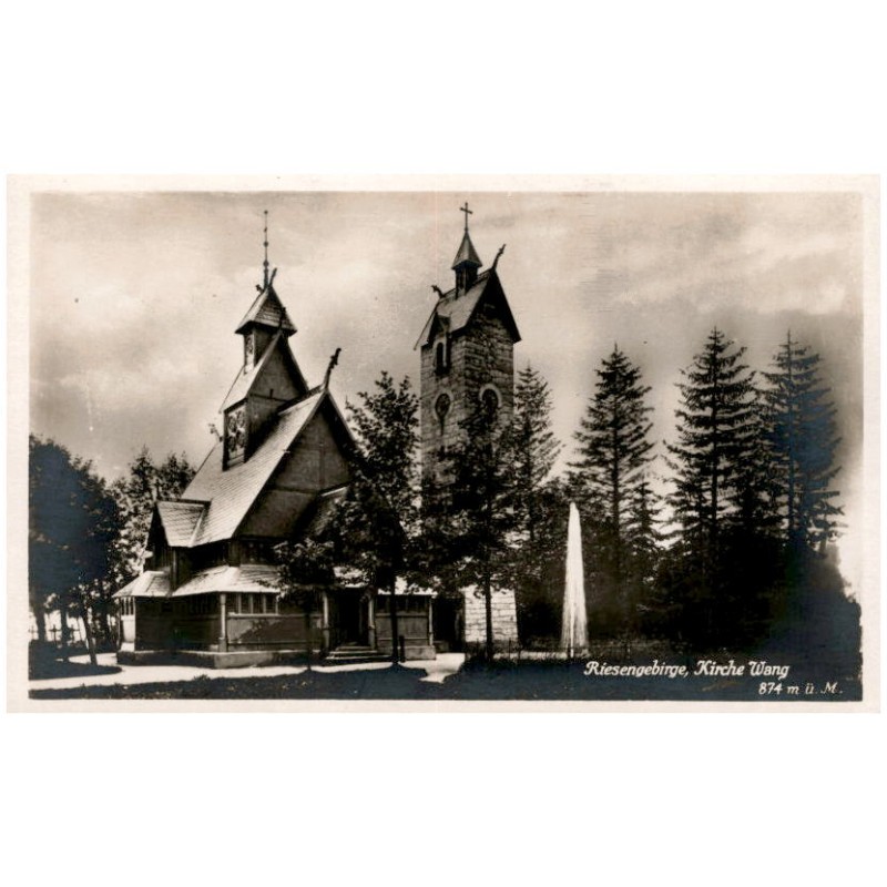 Riesengebirge, Kirche Wang 874 m ü. M.