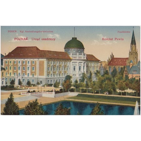 Posen. Kgl. Ansiedelungskommission. Poznań. Urząd osadniczy. Paulikirche. Kościół Pawła