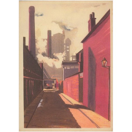 Rewers: Proj. J. M. Brzeski Fragment huty