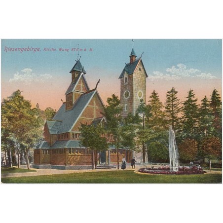 Riesengebirge. Kirche Wang 874 m ü. M