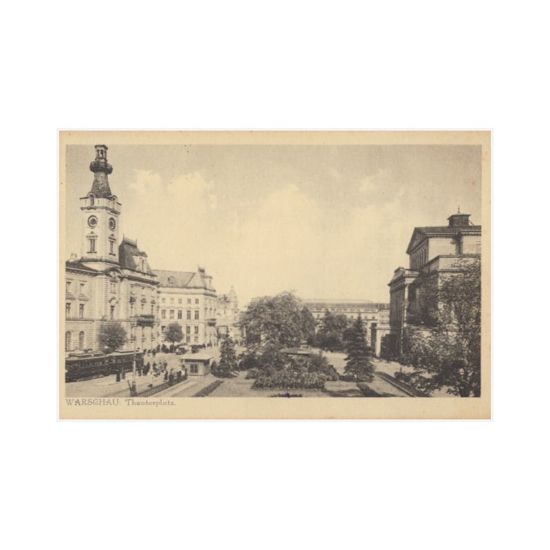 Warschau. Theaterplatz