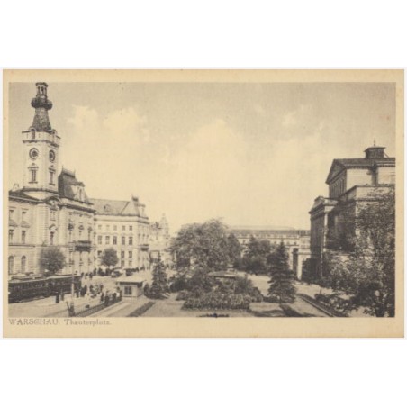 Warschau. Theaterplatz