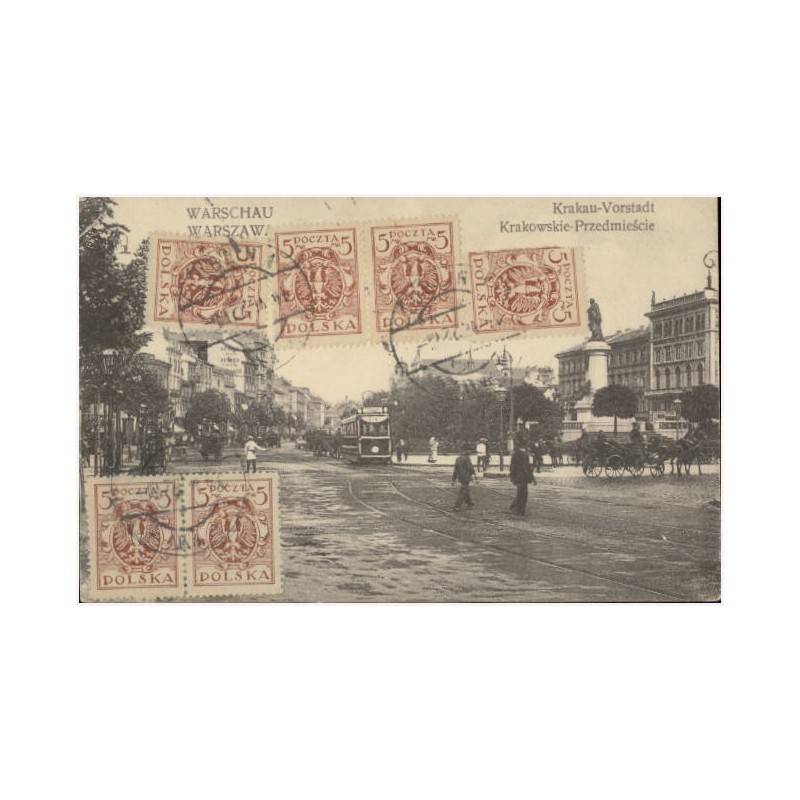 Warschau. Krakau-Vorstadt. Warszawa. Krakowskie Przedmieście