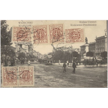 Warschau. Krakau-Vorstadt. Warszawa. Krakowskie Przedmieście