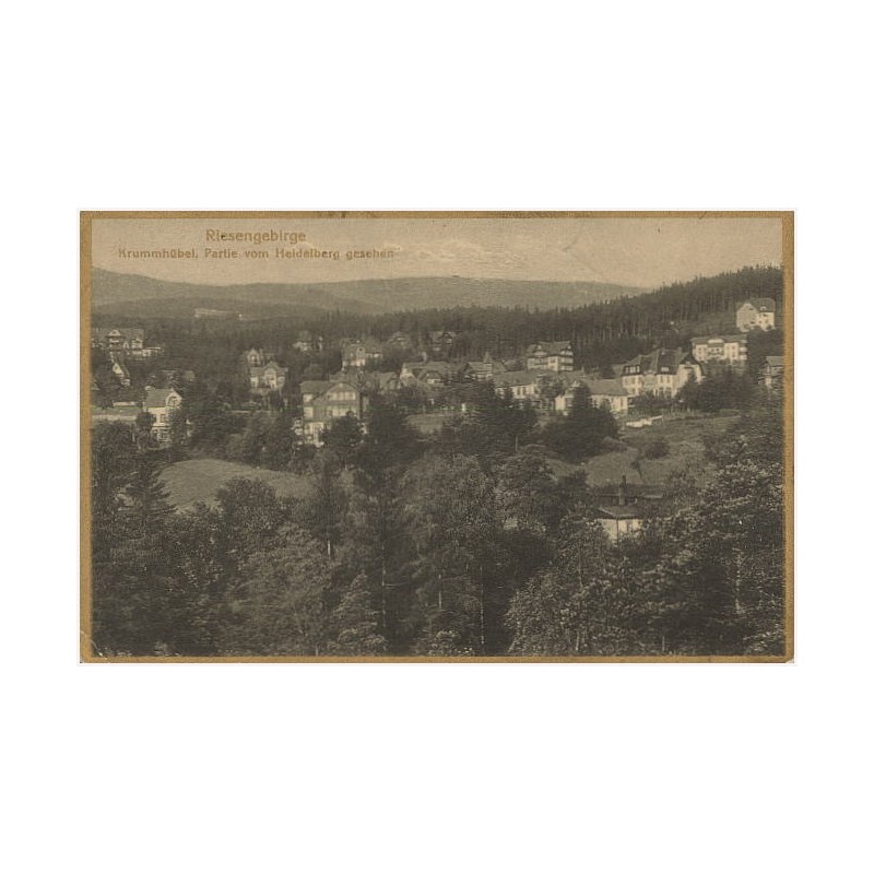 Riesengebirge. Krummhübel, Partie vom Heidelberg gesehen