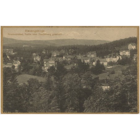 Riesengebirge. Krummhübel, Partie vom Heidelberg gesehen