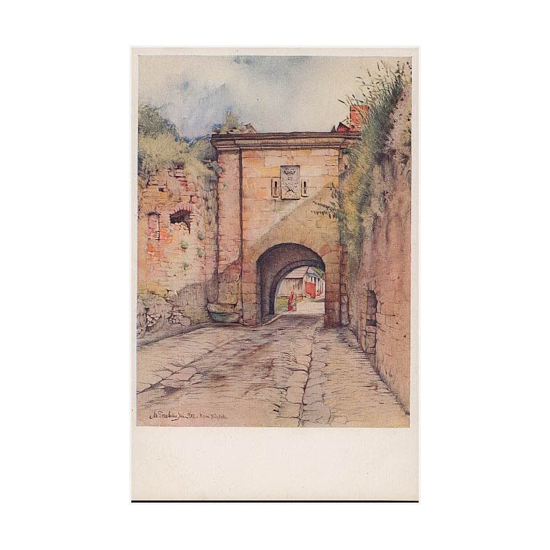 M. Trzebiński. Vieux Kamieniec. Porte Ruthénienne (Intérieur)
