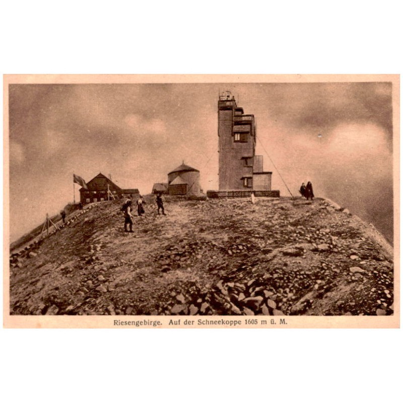 Riesengebirge. Auf der Schneekoppe 1605 m ü. M.