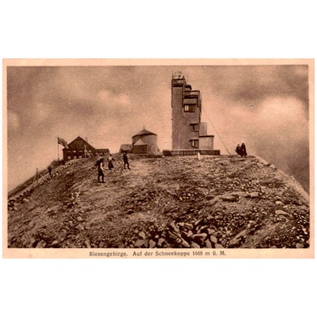 Riesengebirge. Auf der Schneekoppe 1605 m ü. M.
