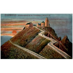 Riesengebirge. Sonnenaufgang auf der Schneekoppe, 1605 m ü. M.
